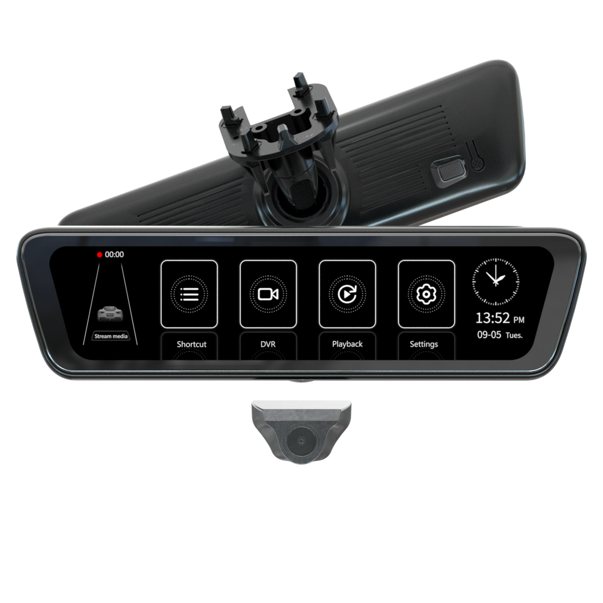 Sinjet H8 Streaming Rearview Mirror